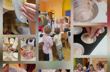 kolaž iz četrtega dneva tedna otroka